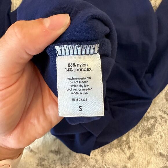 SUSANA MONACO Blue Front Tie Work Dress - Picture 5 of 5